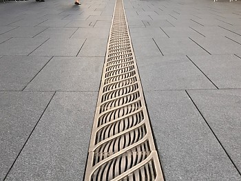 Custom Emerdyn Drain Grate Cast Bronze - Lend Lease, Barangaroo 2.JPG